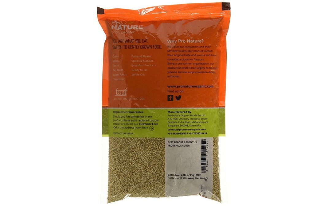Pro Nature Organic Quinoa    Pack  500 grams